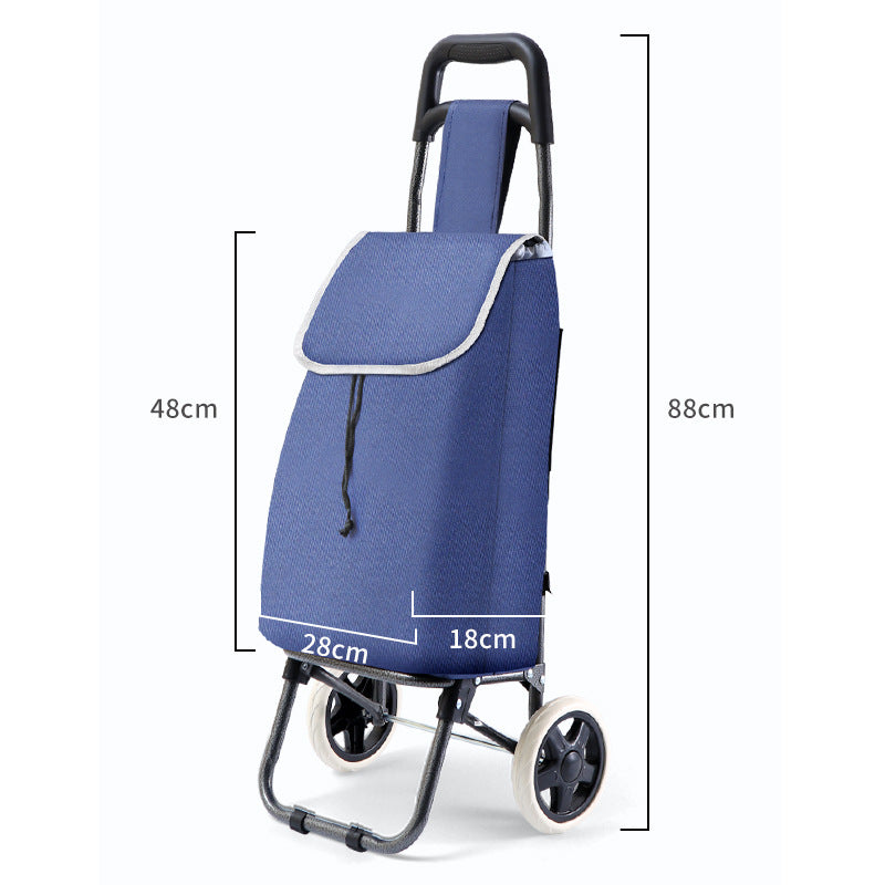 Foldable Shopping Trolley (“Your Arms Will Thank You” Cart)