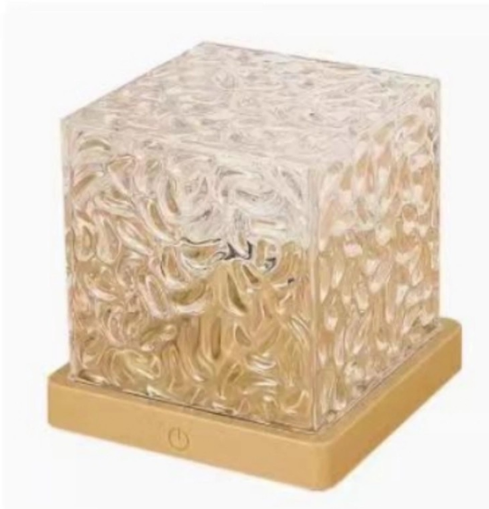 Northern Lights Wooden Rotating Wave Projector Lamp