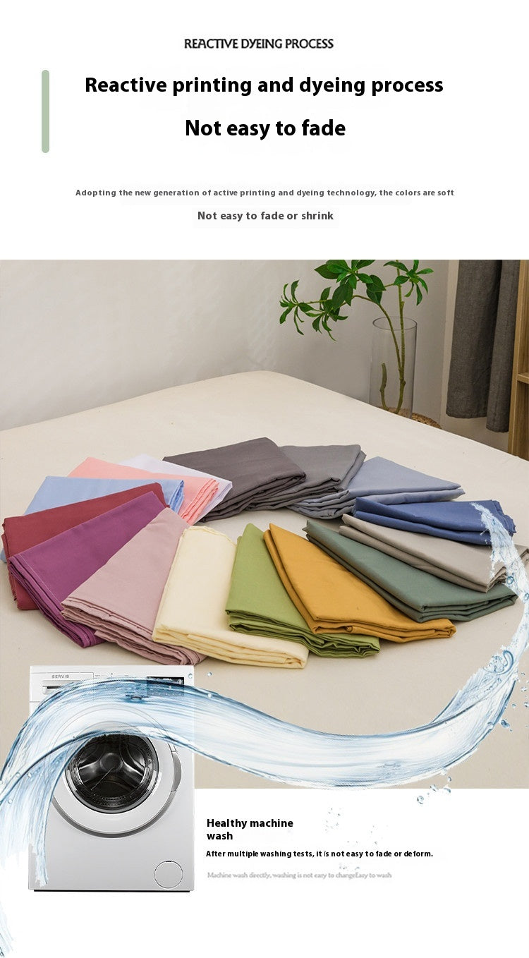 Solid Colour Fitted Bed Mattress Sheet