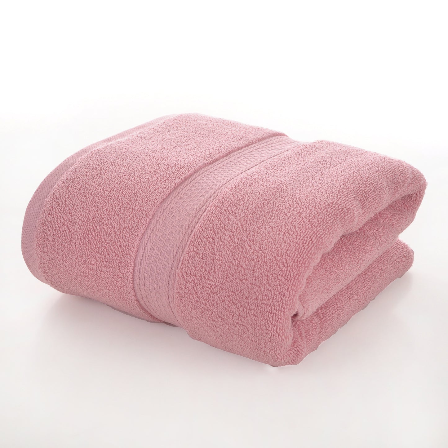 Plain Cotton Bath Towel, Soft and Absorbent
