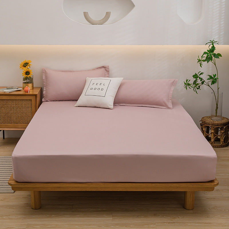 Solid Colour Fitted Bed Mattress Sheet
