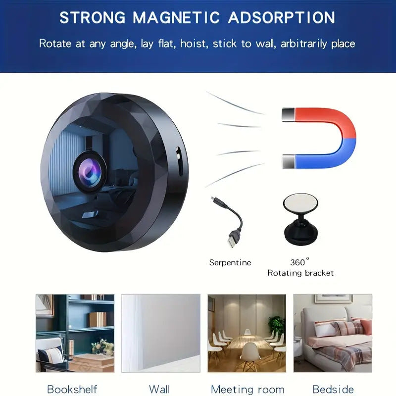 Wireless Mini WiFi Security Camera (HD 1080p)