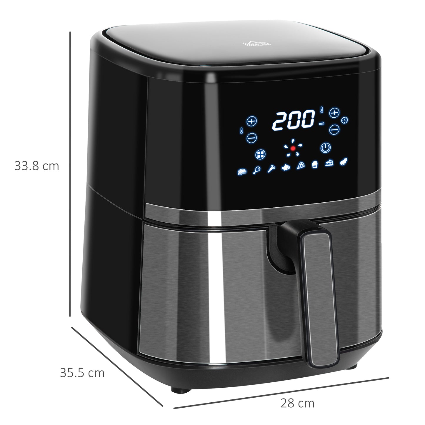 4.5L Digital Air Fryer – 8-in-1, 1500W