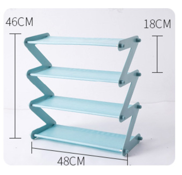 Z-Shaped Shoe Rack