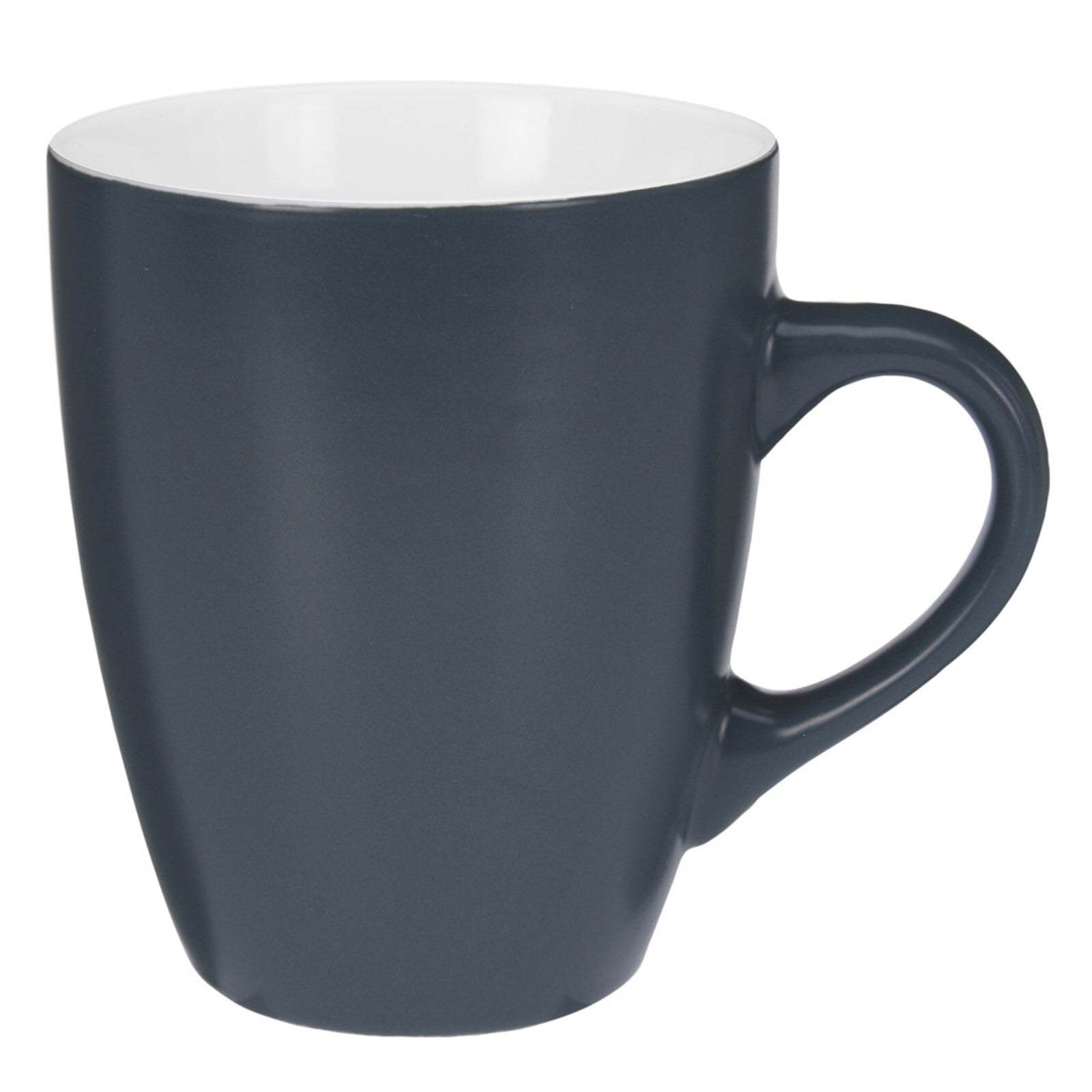 Vibrant Set of 4 Coloured Porcelain Stoneware Coffee Mugs - Perfect for Tea and Hot Drinks - 340ml Capacity