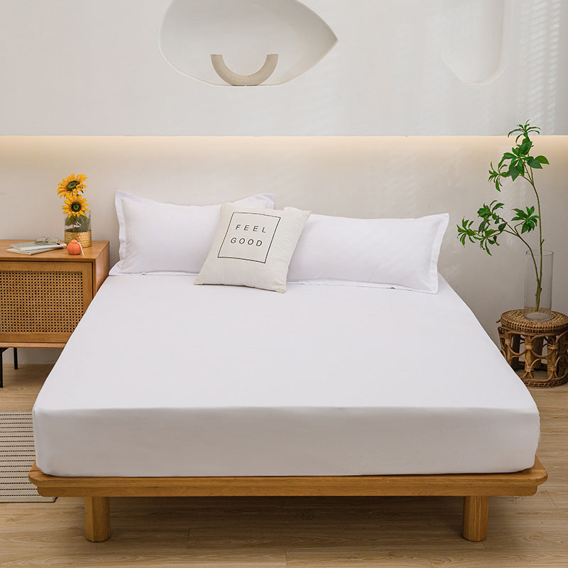 Solid Colour Fitted Bed Mattress Sheet