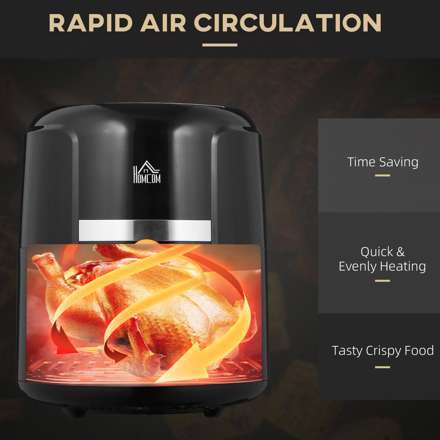 4L Digital Air Fryer – 1300W