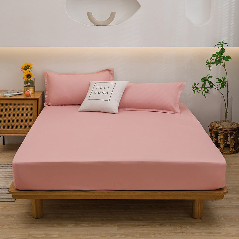 Solid Colour Fitted Bed Mattress Sheet