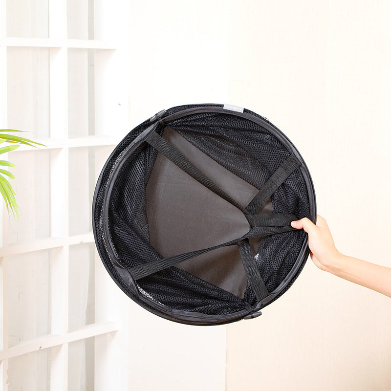 Pop-Up Mesh Laundry Basket