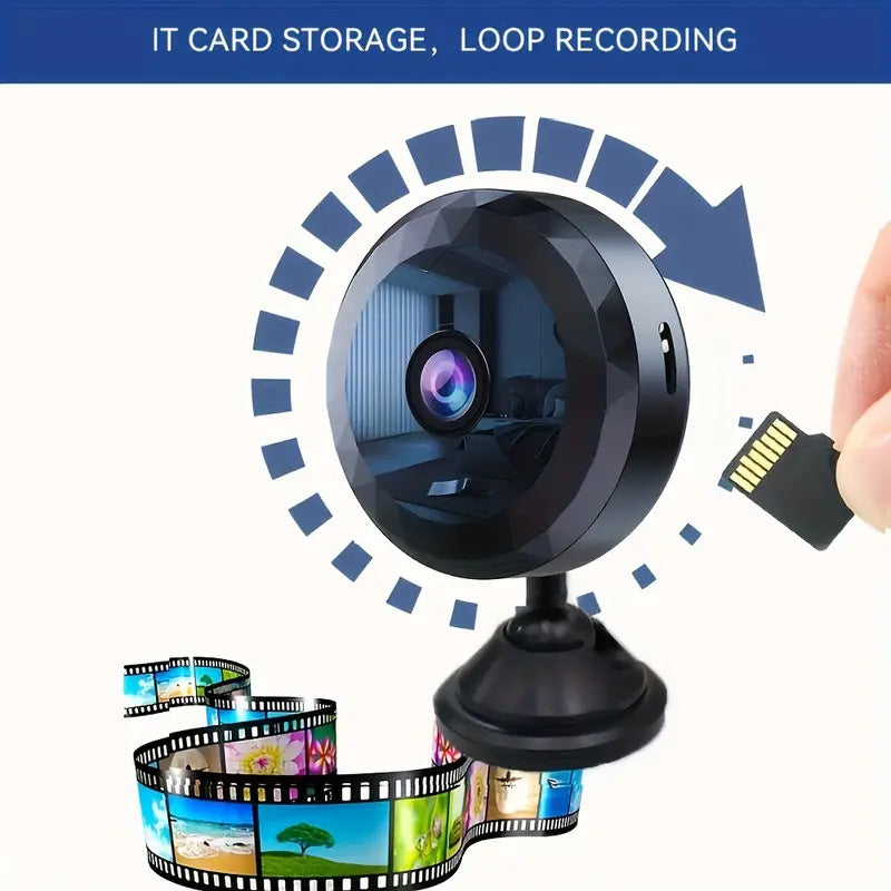 Wireless Mini WiFi Security Camera (HD 1080p)