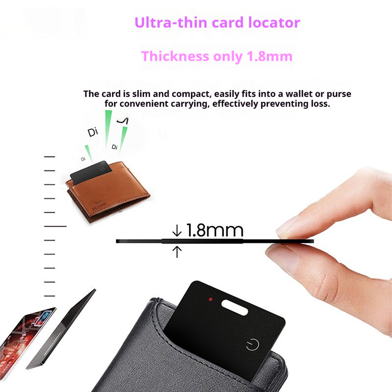 Wallet Tracker Card - Apple & Android Compatible