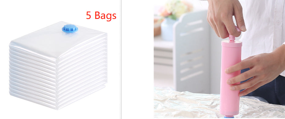 Vacuum Storage Compression Bags & Hand pump