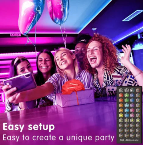 Bluetooth LED Ambient Light Strip (36W)