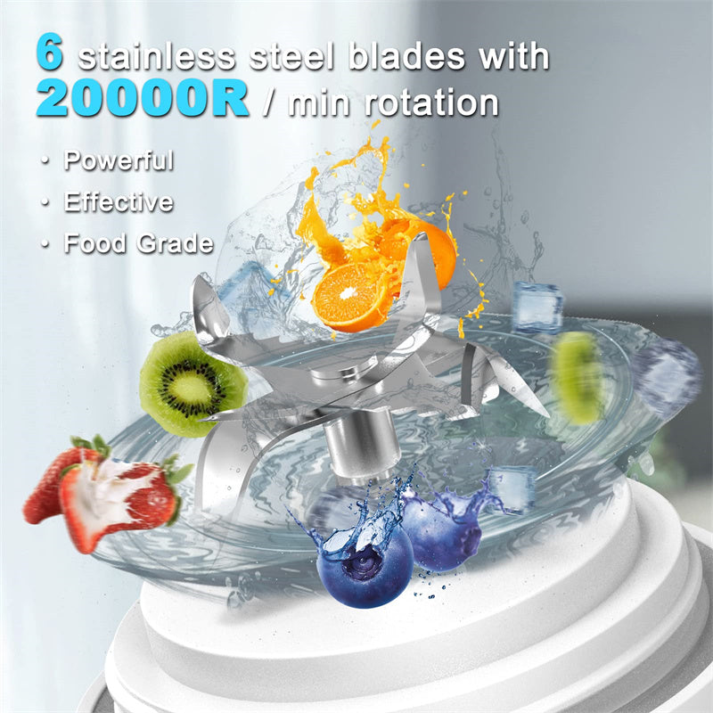 Portable Blender (600ml) – Smoothies, Minus the Effort (USB Rechargeable)