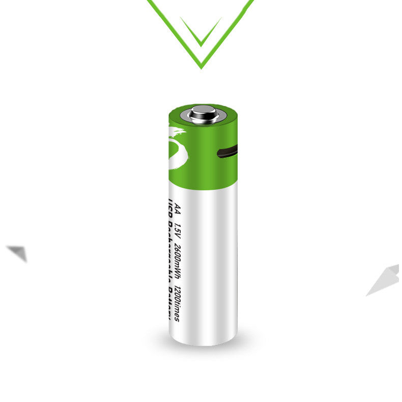 USB Rechargeable AA Batteries – Constant Voltage Lithium (Pack of 2 or 4)