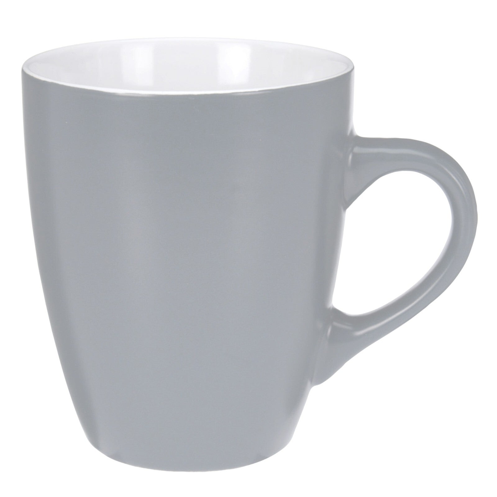Vibrant Set of 4 Coloured Porcelain Stoneware Coffee Mugs - Perfect for Tea and Hot Drinks - 340ml Capacity