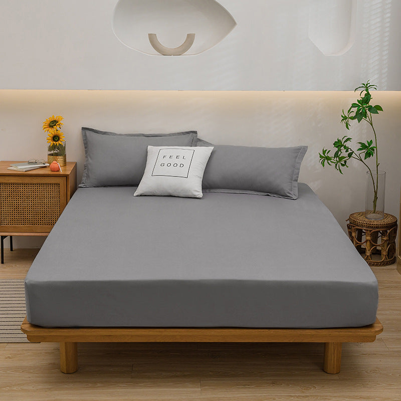 Solid Colour Fitted Bed Mattress Sheet