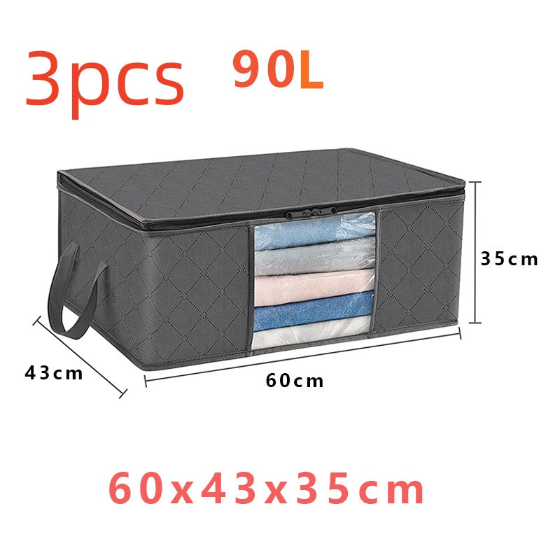 Large Capacity Clothing Storage Box (With Clear Window)