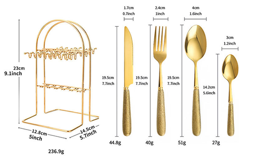Majesty Stainless Steel Cutlery Set (One Set)