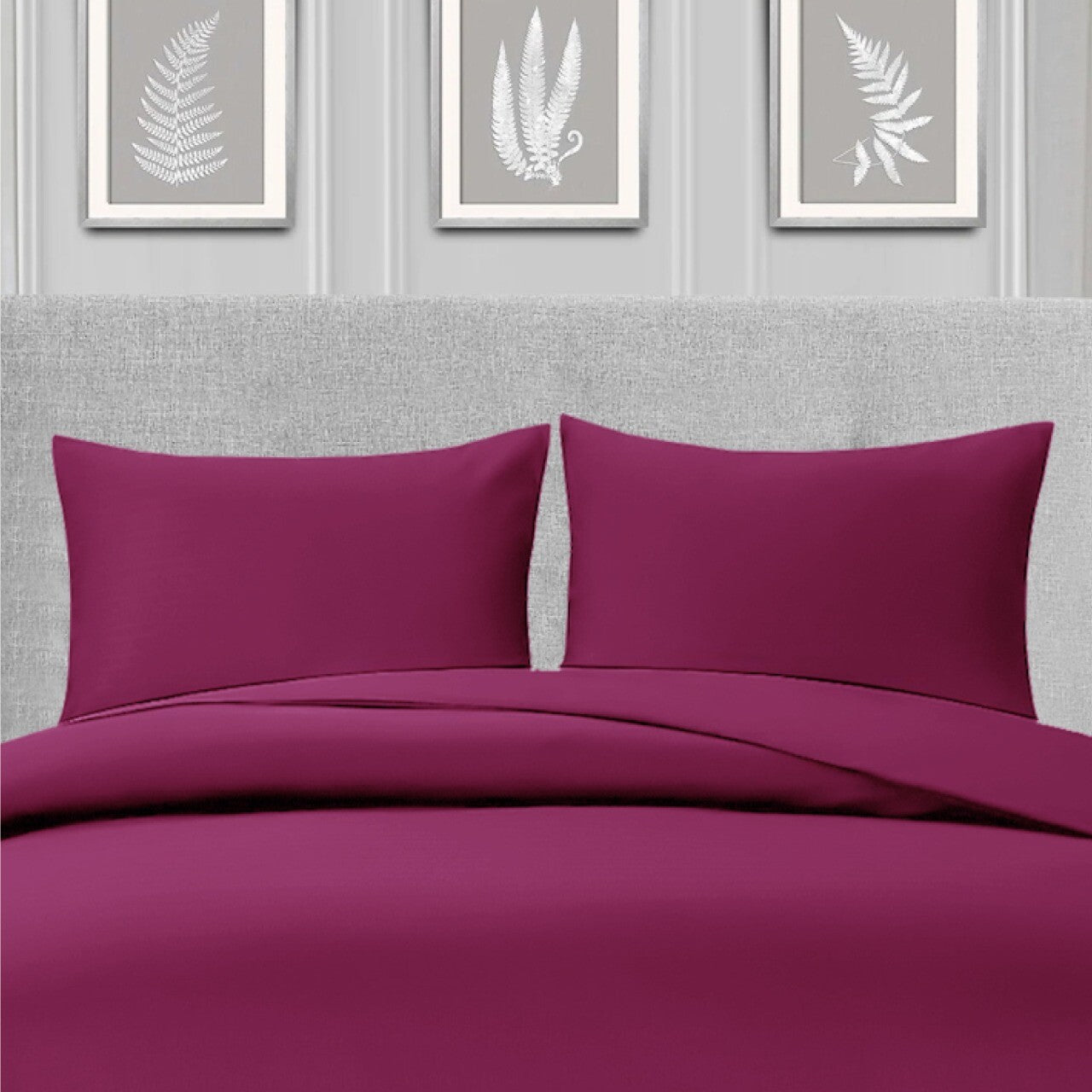100% Egyptian Cotton Duvet Quilt Cover Bedding Set Double King Super King Size