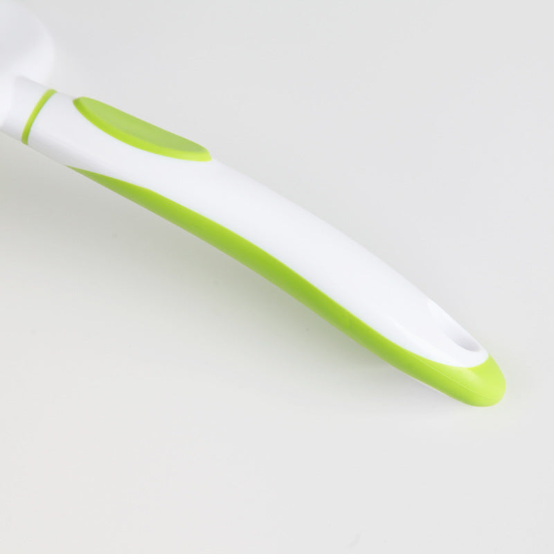 Plastic Dustpan and Brush Set - low, flat storage profile