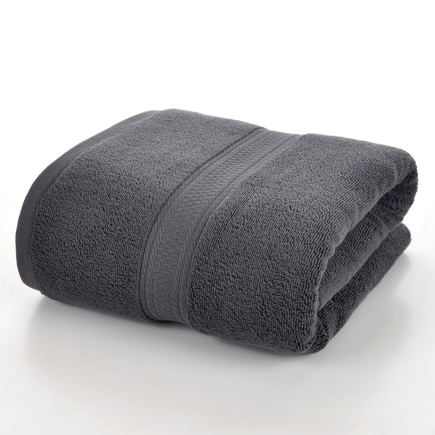 Plain Cotton Bath Towel, Soft and Absorbent
