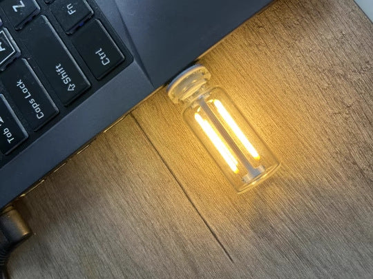 USB LED Retro Edison-Style Dimming Lighting Bulb