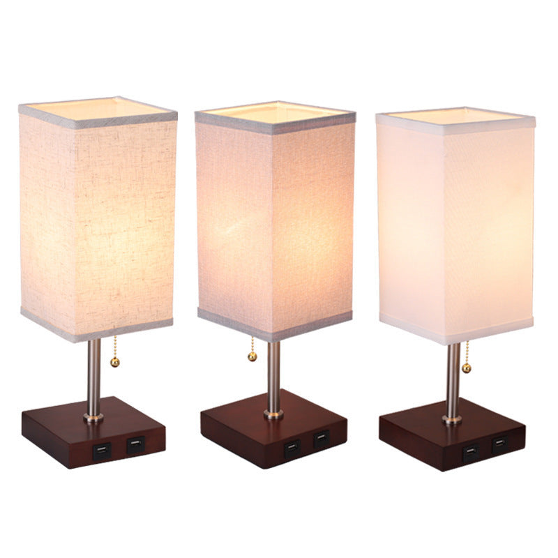 Nordic USB Table Lamp (With Dual USB Charging)
