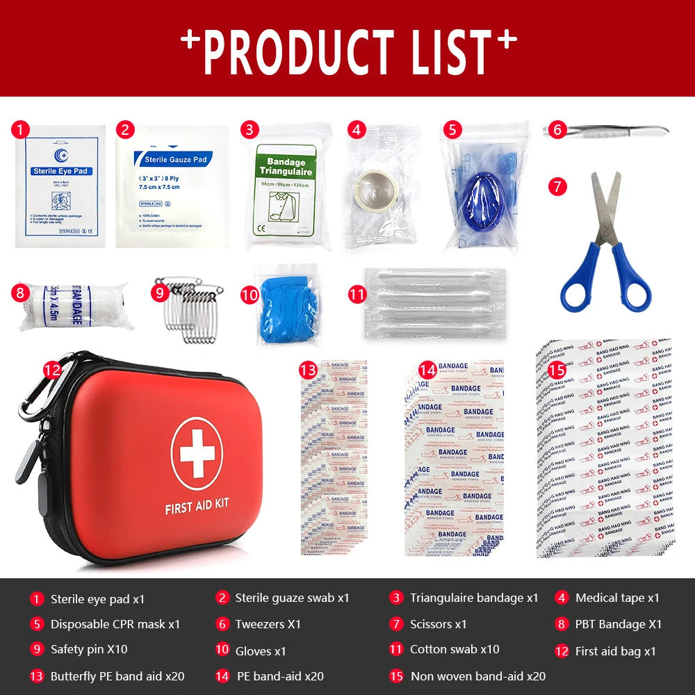 Mini 90-Piece First Aid Kit