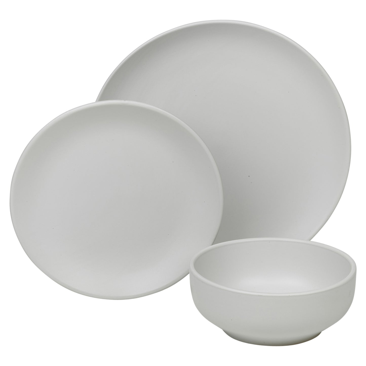 Coloured Stone Ceramic 12/24 Piece Dinnerware Crockery Plates Bowls Dining Set