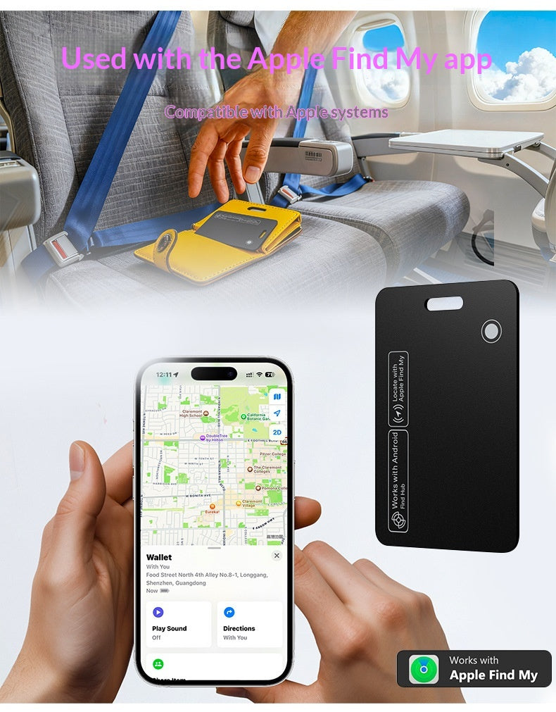 Wallet Tracker Card - Apple & Android Compatible