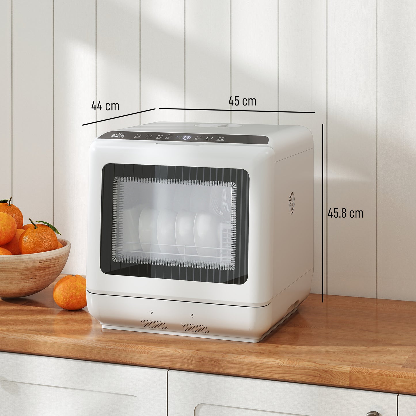 6L Tabletop Dishwasher – Five Wash Modes