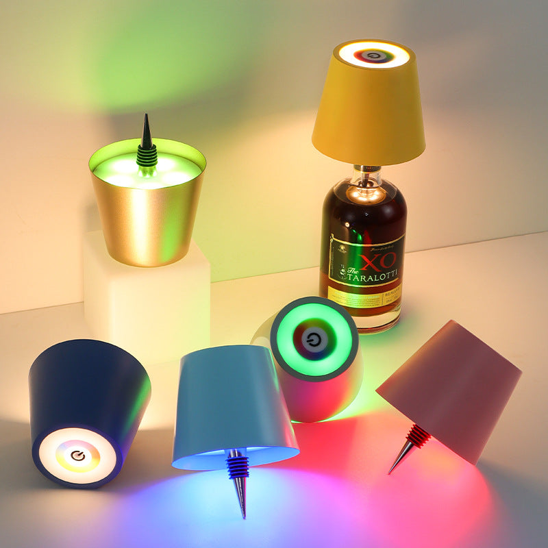Wireless Wine Bottle Lamp (USB Rechargeable)
