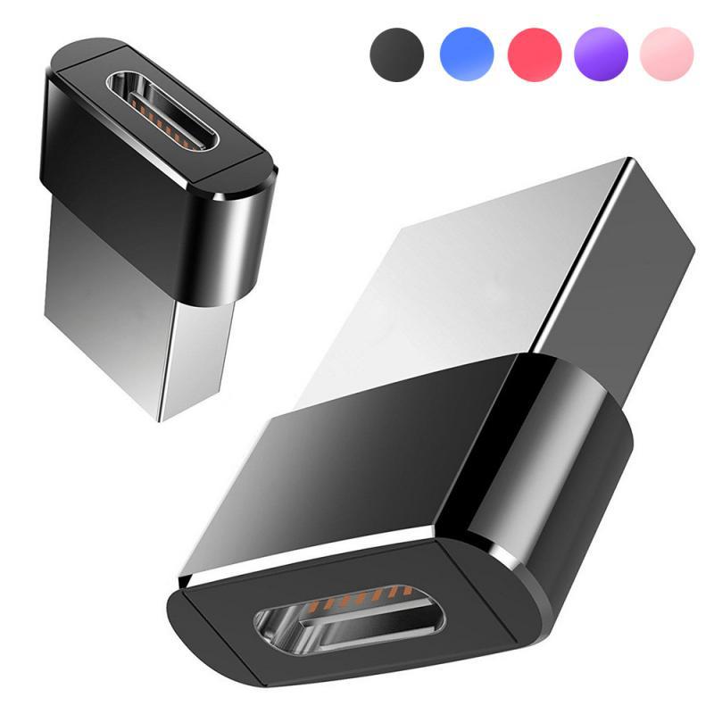 USB A To USB Type C OTG Adapter (Aluminum)