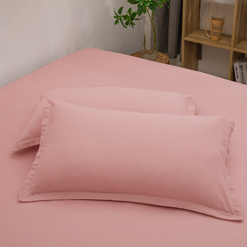 Plain Washed Cotton Pillowcase (48 × 74cm)