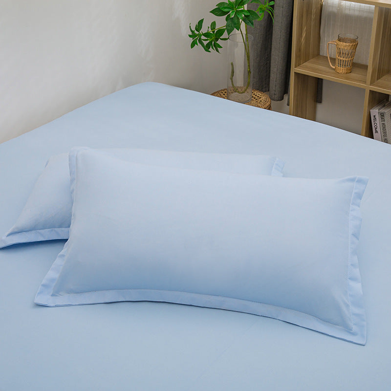 Plain Washed Cotton Pillowcase (48 × 74cm)