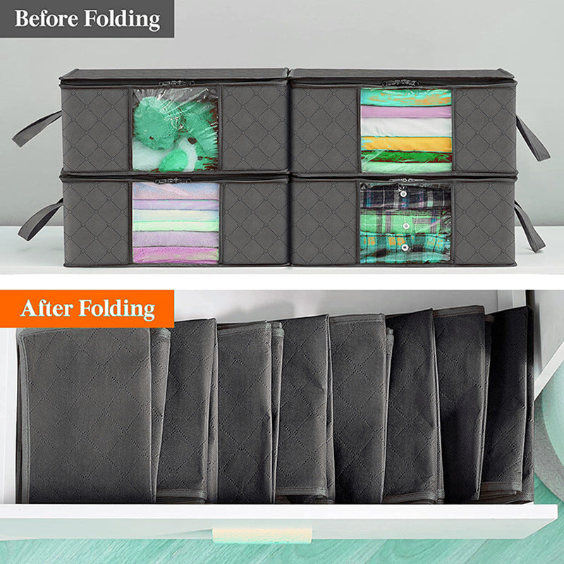 Large Capacity Clothing Storage Box (With Clear Window)