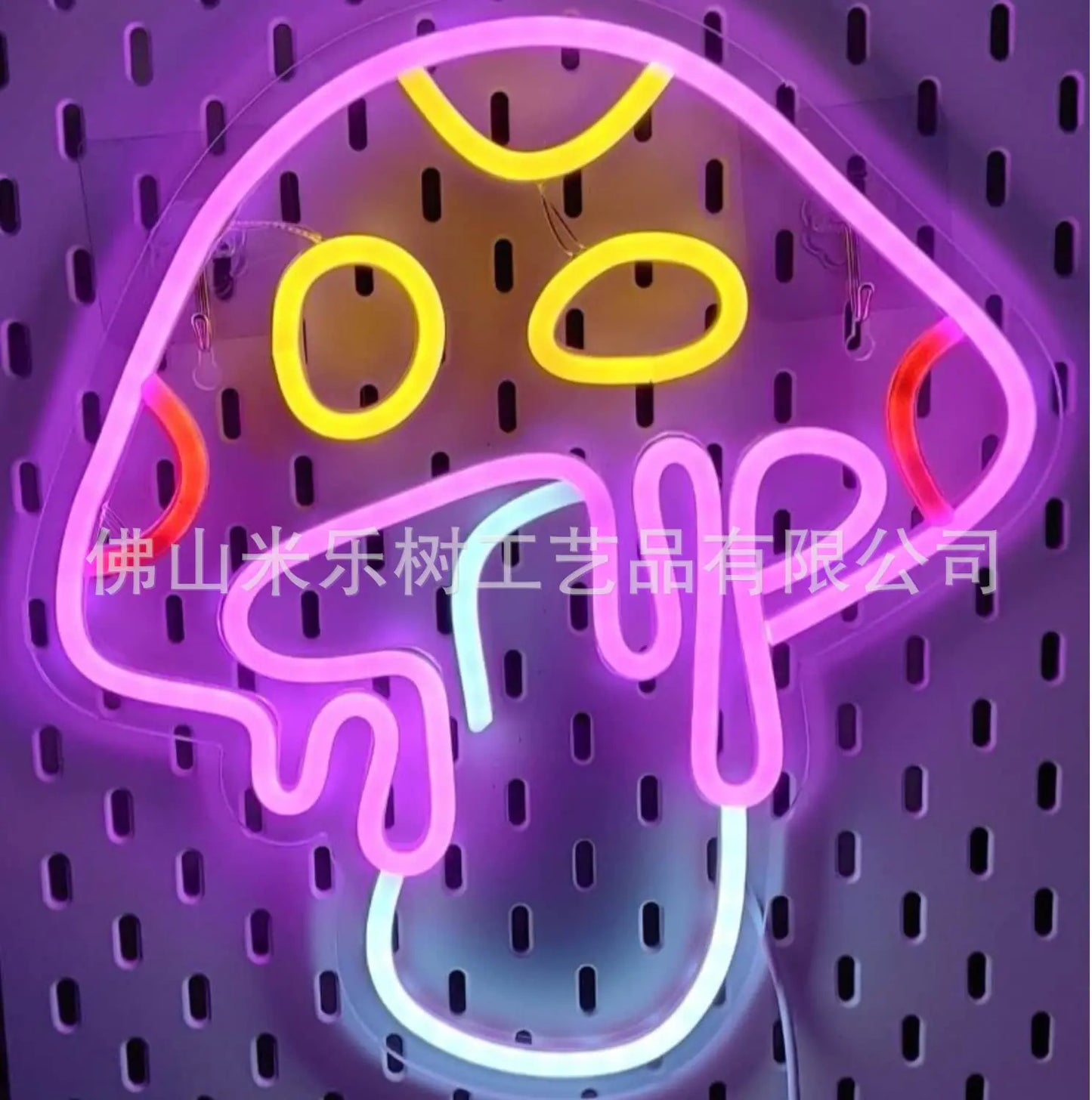 Neon Mushroom LED Sign (USB)