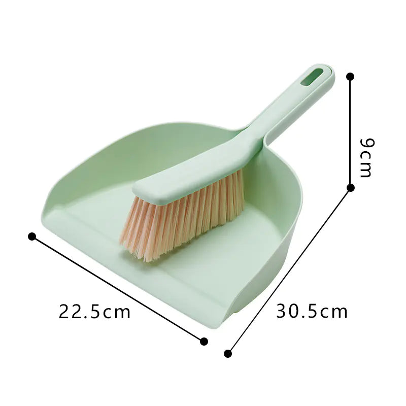 Plastic Dustpan and Brush Set