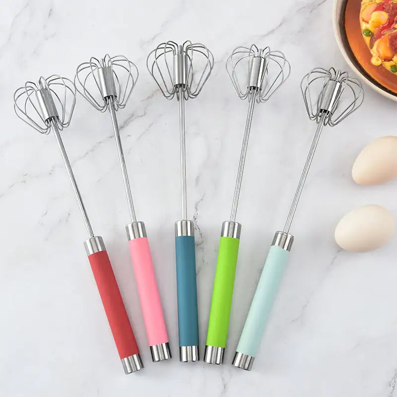 12-Inch Stainless Steel Semi-Automatic Whisk