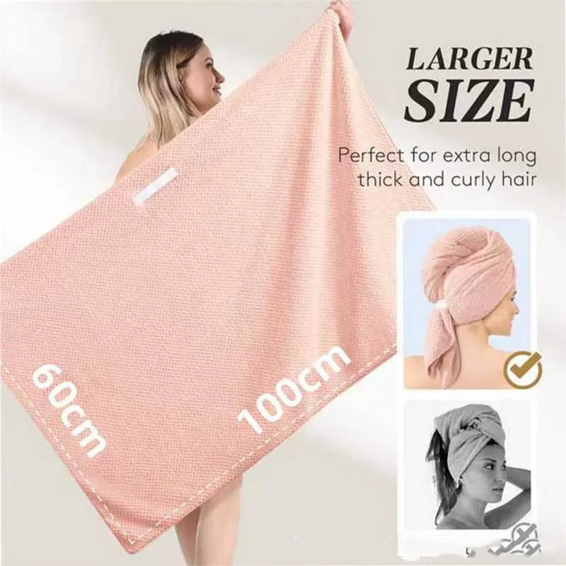 Coral Fleece Hair-Drying Cap