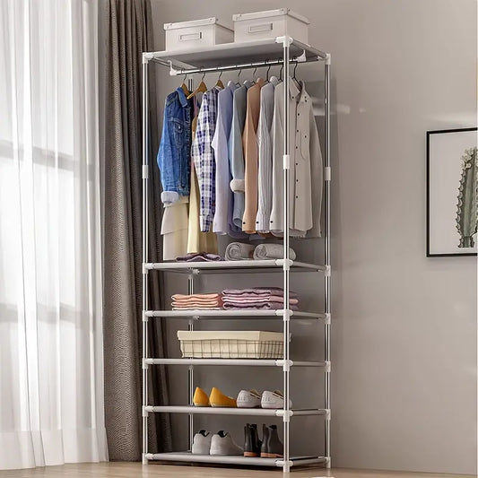 Modern Floor-to-Ceiling Clothes Rack