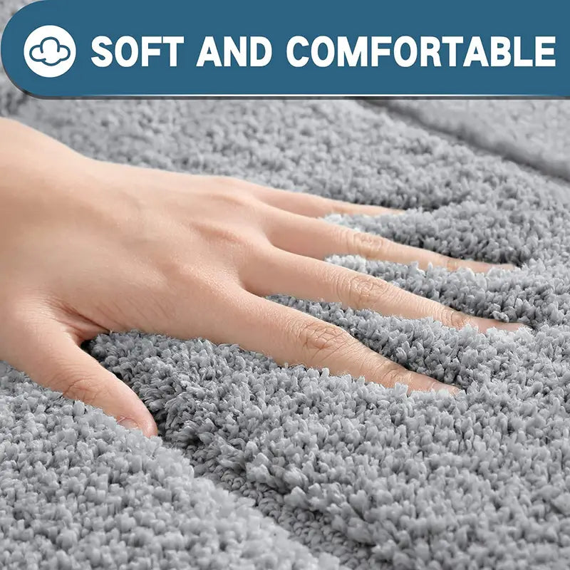 Soft & Absorbent Bath Rug (23.6" × 15.7")