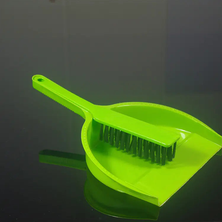 Plastic Dustpan and Brush Set
