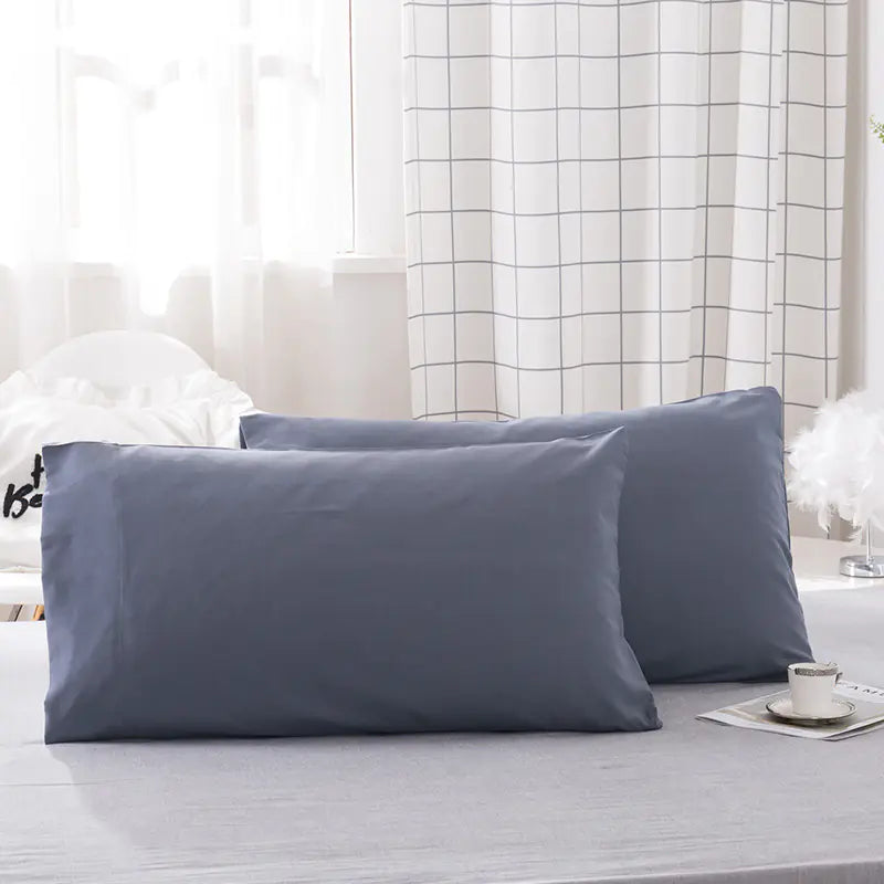 Solid Colour Pillowcase Set (2-Pack)