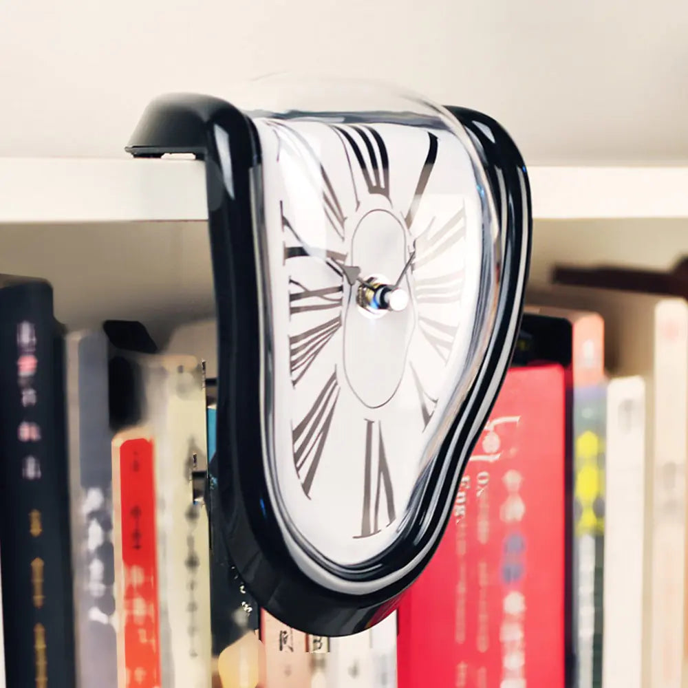 Surrealist Twisted Clock (Roman Numerals, Obviously)