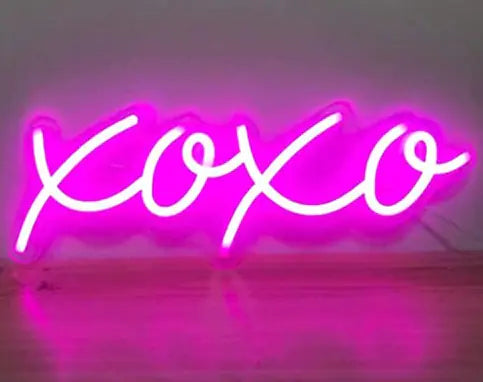 USB Acrylic Lamp "xoxo"