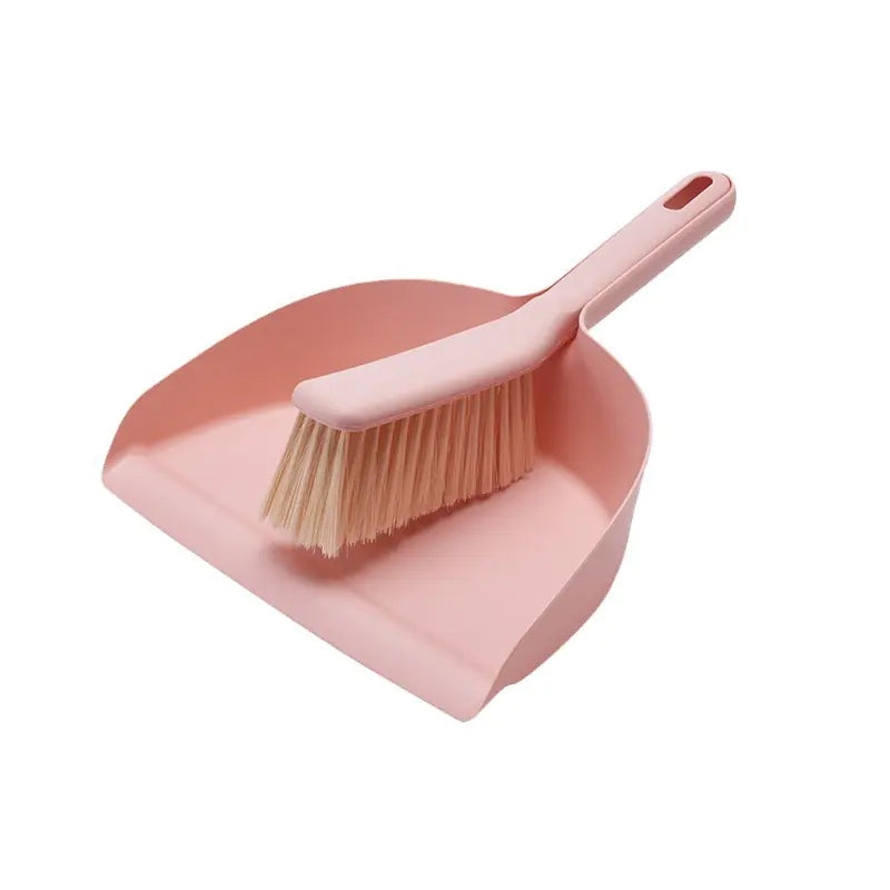 Plastic Dustpan and Brush Set
