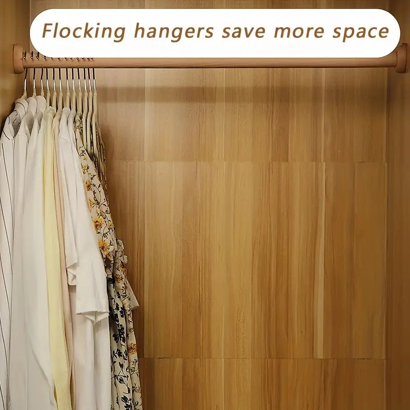 Space-Saving Non-Slip Clothes Hangers (10 pack)