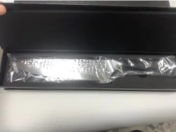 Hammered 8-Inch Stainless Steel Kitchen Knife